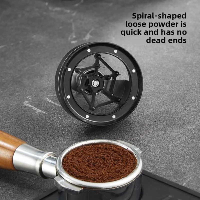 Sword Shadow Rotate Coffee Distributor Needle Espresso Powder Stirrer Tool Break Agglomeration Even Dispenser