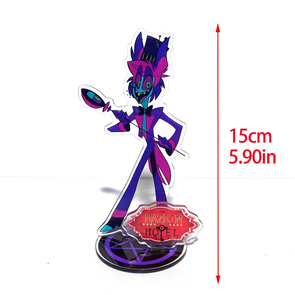 Anime 15cm Alastor 3 Vees Cosplay Stand Acrylic Figures Desktop Standing Sign Model Decor Birthday Gifts