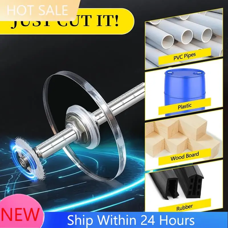 A78K New Inside Pipe Cutter For PVC Pipe Cutter Tool, Cutter Tool With 3.15Inch Scale Adjustable , 5Pcs Saw Blades And Hex Shank