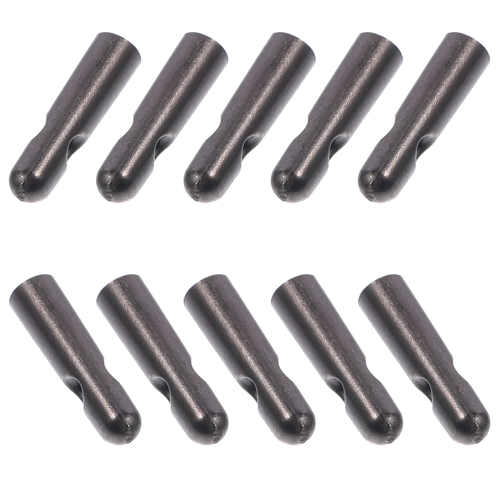 10 Pcs Umbrella Tail Beads Small Bone Covers for Folding Repairing Foldable Rain Metal