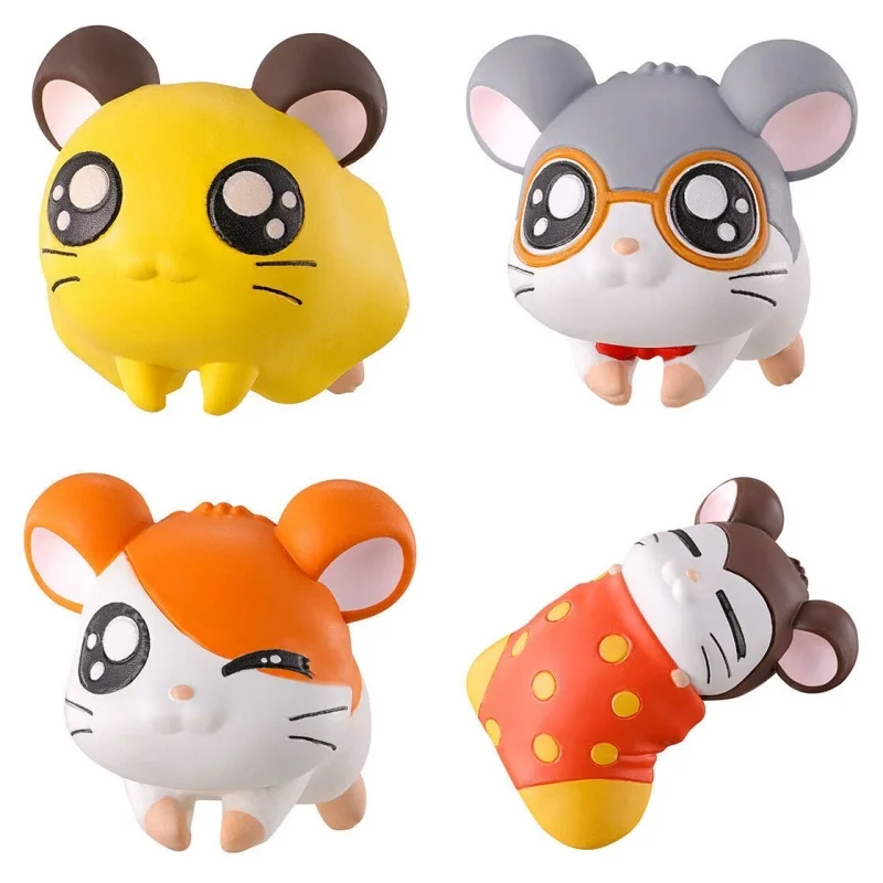 

Bandai Original 6Pcs Gashapon グコット Hamtaro ちゅー！Toys For Kids Gift Collectible Model Ornaments