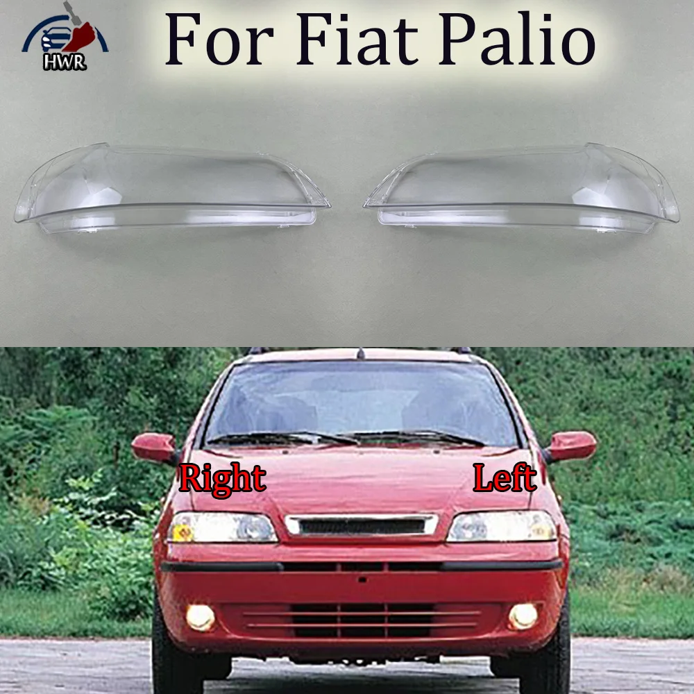 

Front Headlight Cover Transparent Lamp Shade Headlamp Shell Lens Plexiglass Replace Original Lampshade For Fiat Palio