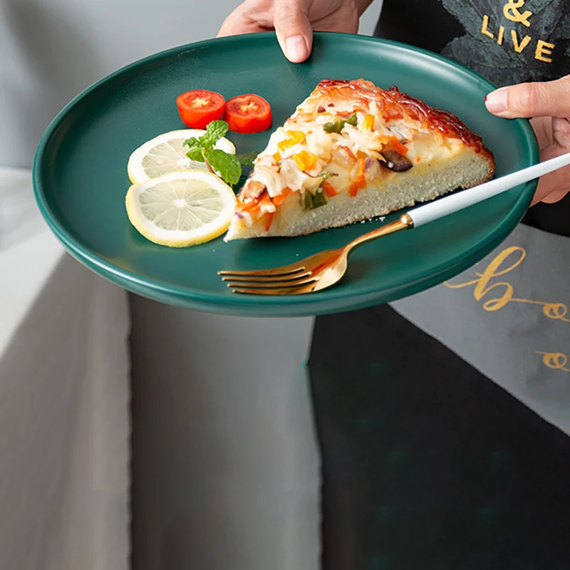 مجموعة أطباق الميكروويف الجمالية الزفاف سلطة الحلوى مطعم أواني الطعام المطبخ Pratos De Jantar صينية تقديم المطبخ #5