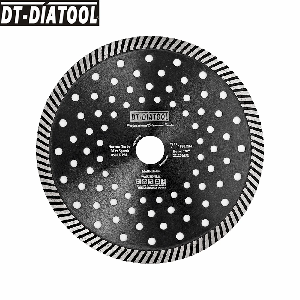 Dt-diatool 1 buah Dia cakram pemotong berlian 150/180mm untuk memotong marmer granit Beton batu berlian gergaji pisau Berlian