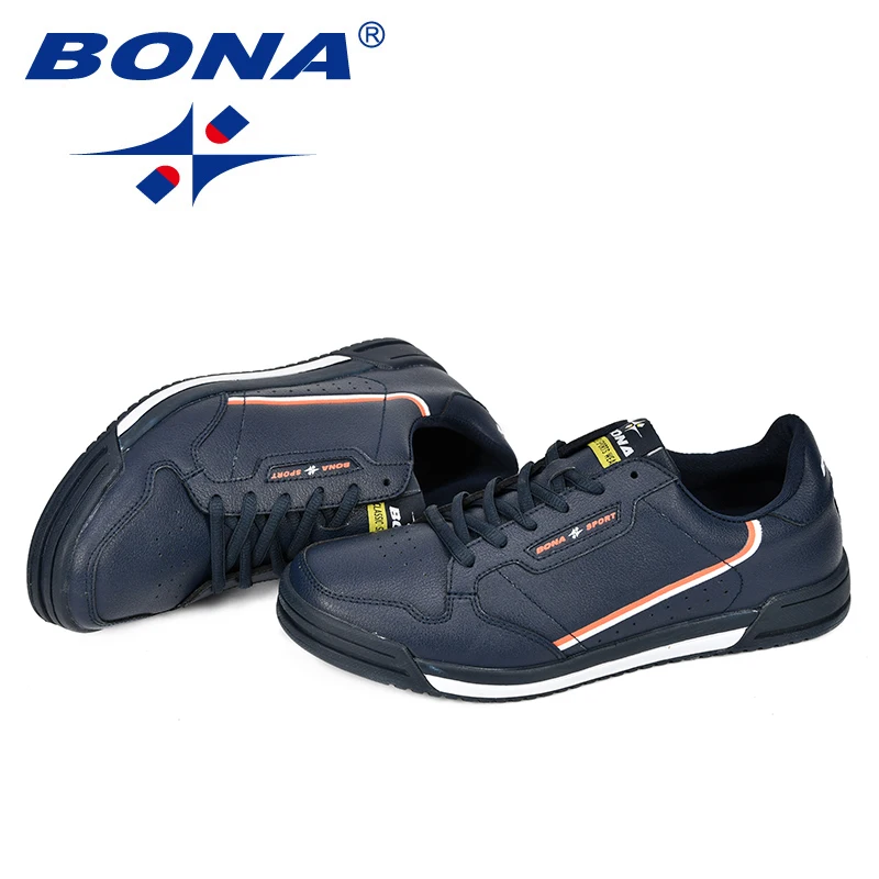 BONA 2023 Men Skateboarding Shoes Unisex Sport Sneakers Male Trainers Breathable Basket Shoes Men Shoes