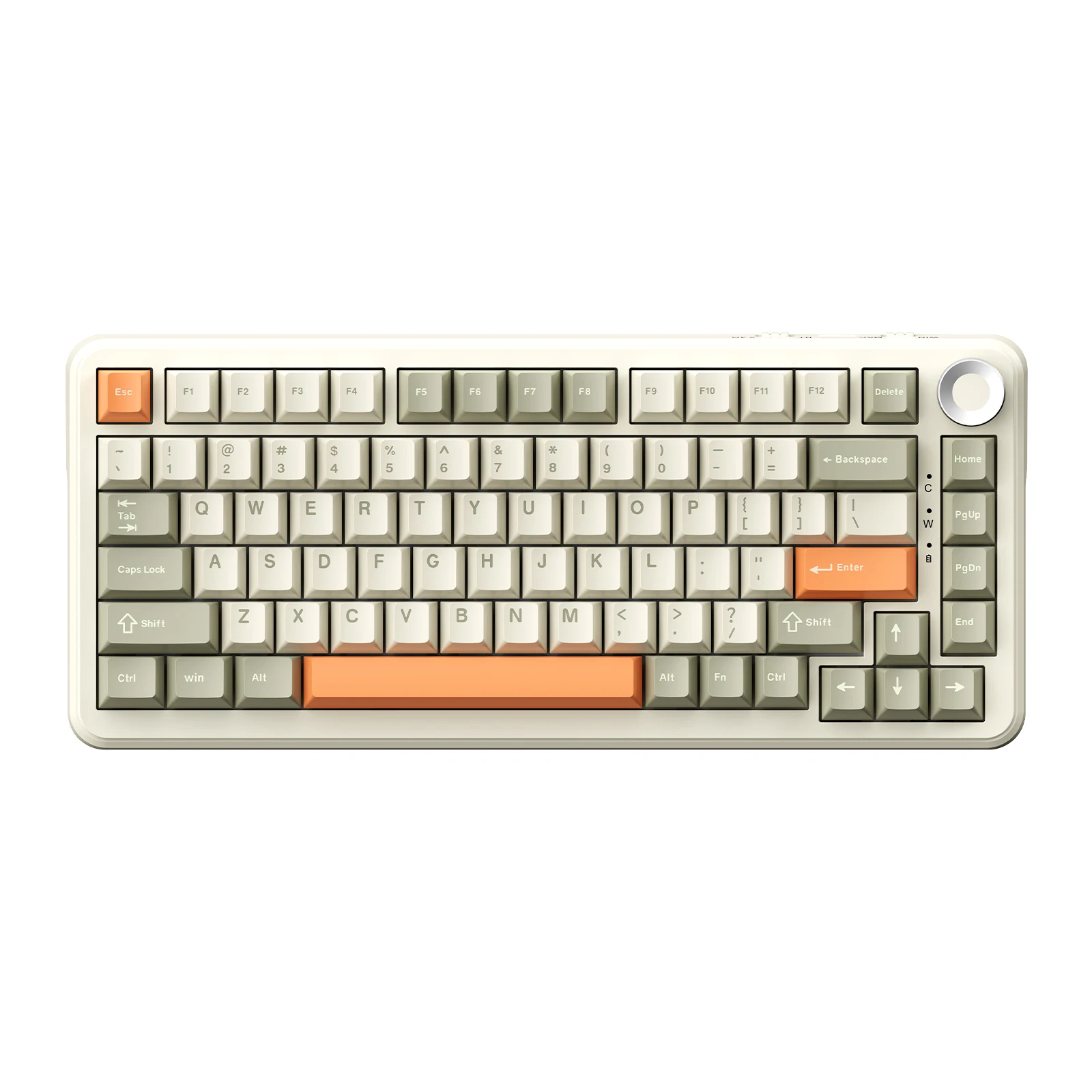 AJAZZ AK820 MAX 3-Modus-Hot-Swap-fähige mechanische Tastatur – kabellos, langlebiger 8000-mAh-Akku, USB-C-Aufladung, integriert