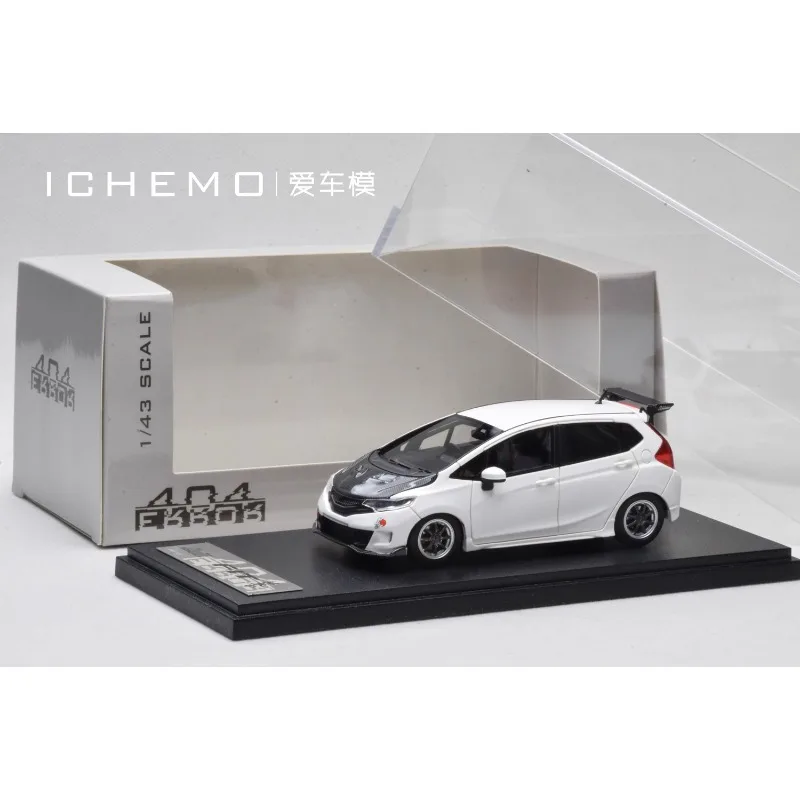 1:43 Honda Fit GK5 GK5 J's Racing modified car resin model, children's collection of decorative toys, holiday gifts for children