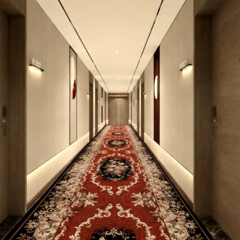 Bohemian Long Corridor Carpet Hallway Entry Door Mat Home Porch Hotel Hall Aisle Rugs Decor Bedroom Bedside Balcony Floor mat