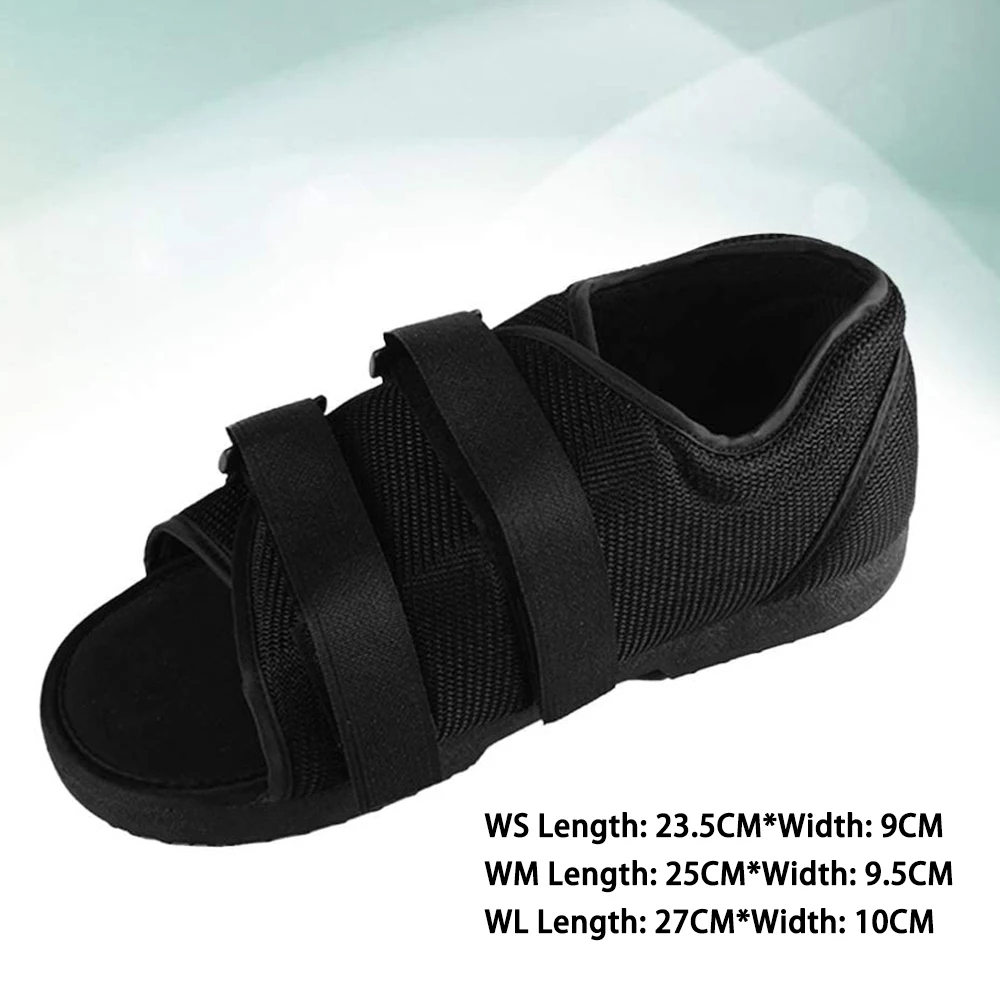 Foot Fracture Support Shoes Walking Shoe for Non Weight Bearing Recovery for Foot Surgery Hammertoes Bunion Foot Pain L