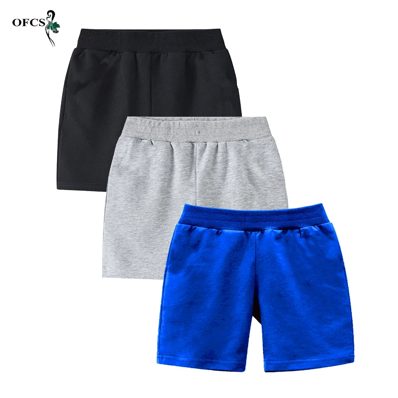 Hot Sale Children's Clothing Good Boys Shorts Summer Cotton Trousers Kids Beachwear Loose Sport Beach Shorts Sweatpants 3PCS/Lot