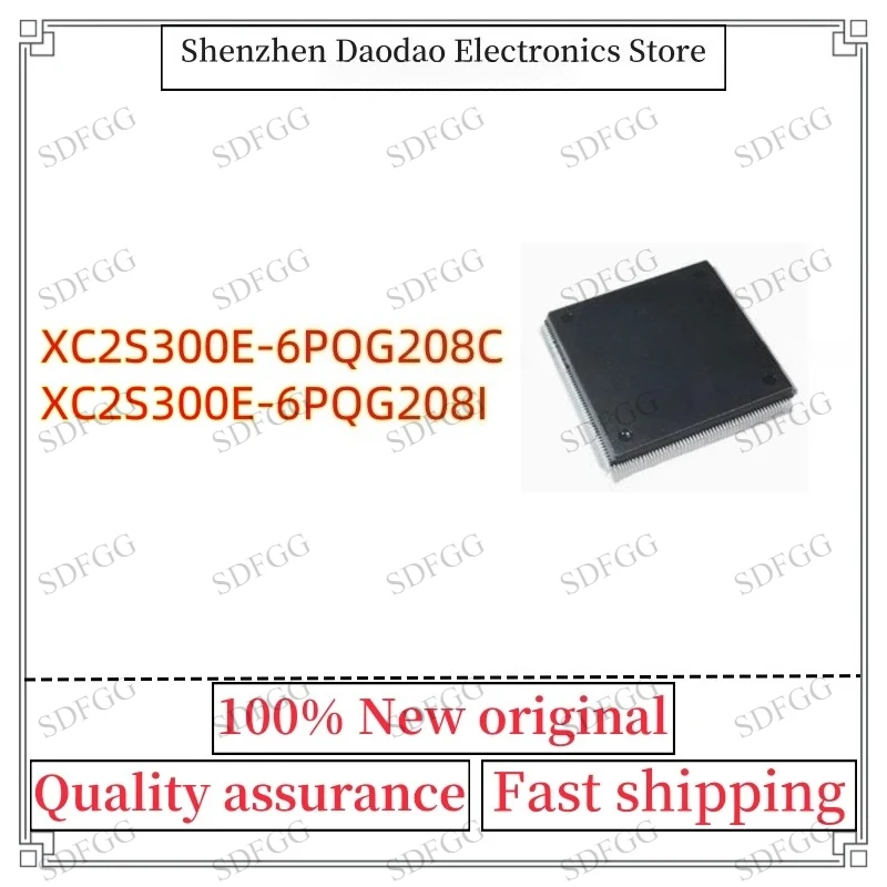 XC2S300E-6PQG208C XC2S300E-6PQG208I QFP-208 Programmable Logic Chip IC New Original