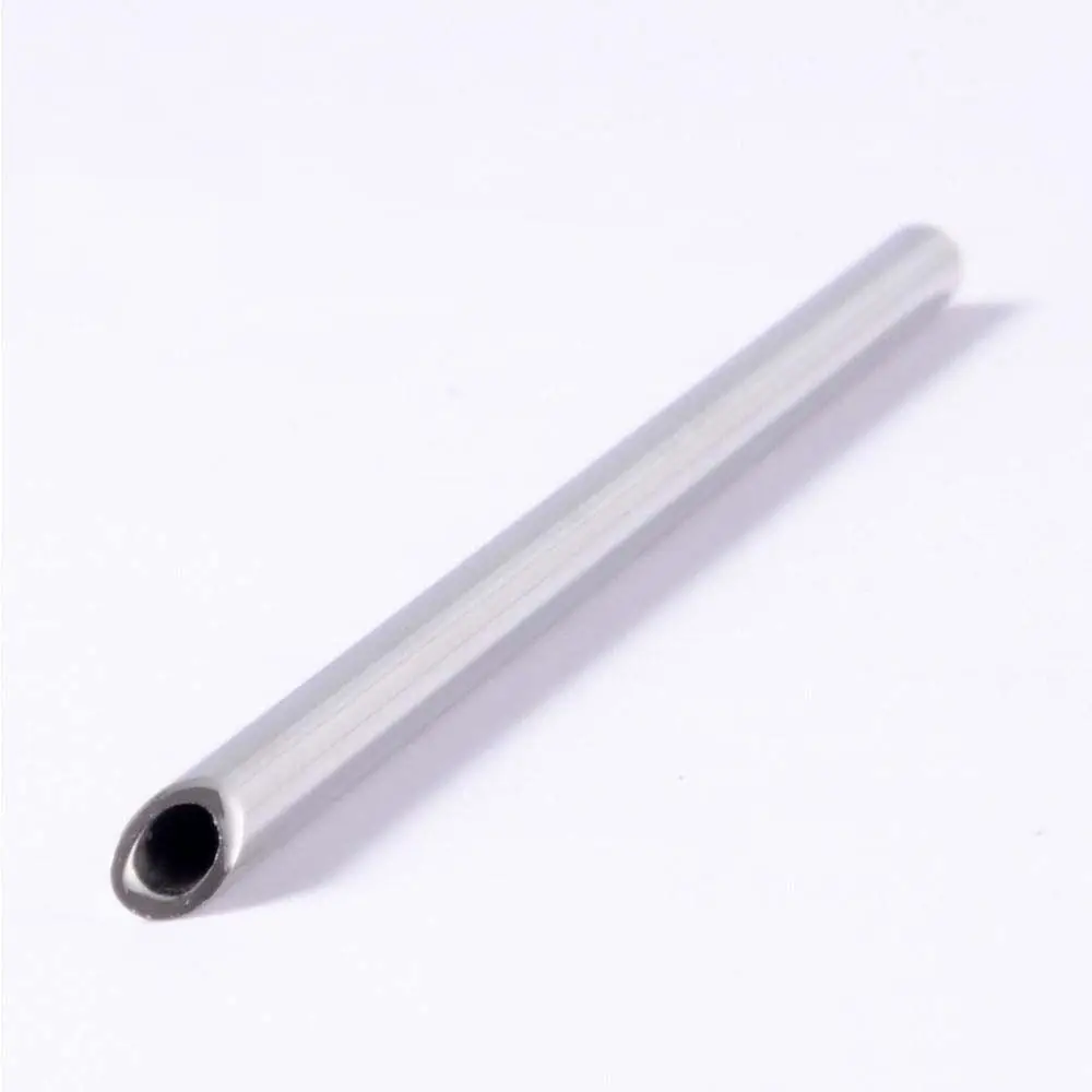 

Tube Stainless Steel Convenient Nose Nail Piercing Tool Puncture Tool Lip Nail Puncture Tool Body Jewelry Piercing Receiver