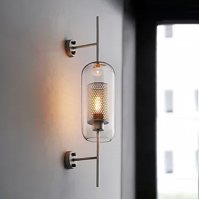 Post modern vintage LED wall lamp sconce light fixture bedroom lamp living room decoration  Wall Mounted european led light