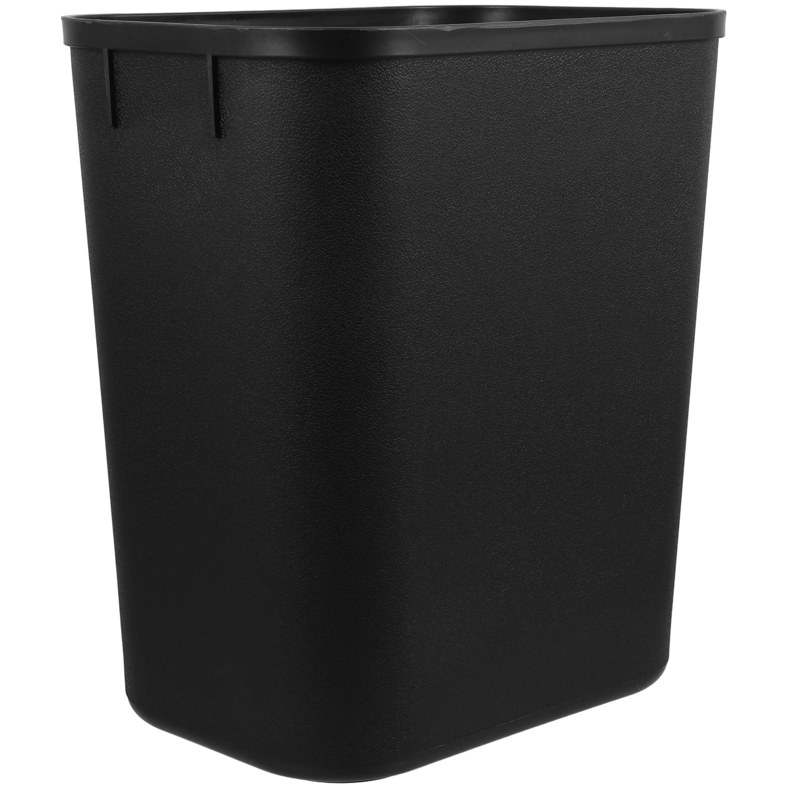 

Black Trash Can Container Garbage with Lid Kitchen Large Capacity High Bedroom Waste Bucket Plastic Storage Office Girl