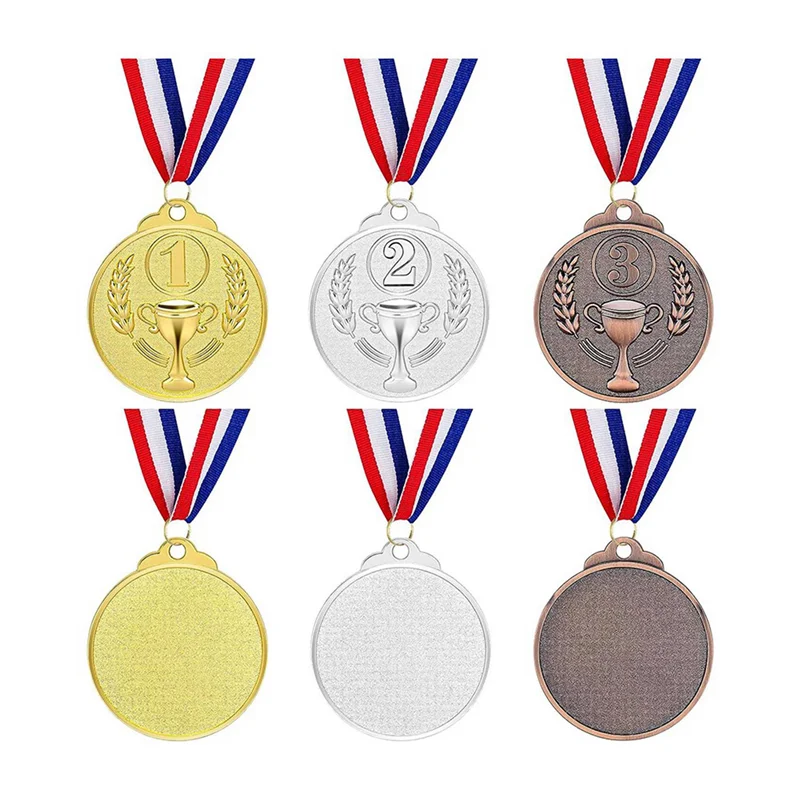 B24C-60Pcs ميداليات الجائزة الذهب والفضة والبرونزية الميداليات 1St 2Nd 3Rd جوائز للمسابقات