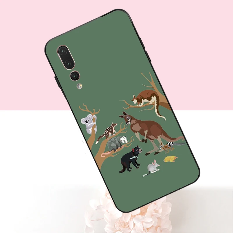 Cute Kangaroo For Huawei Nova Y70 Y90 Y60 Y72 Y61 Y91 12s 12i 11i 7i 8i 9 10 SE P60 Pro P30 P40 Lite Case