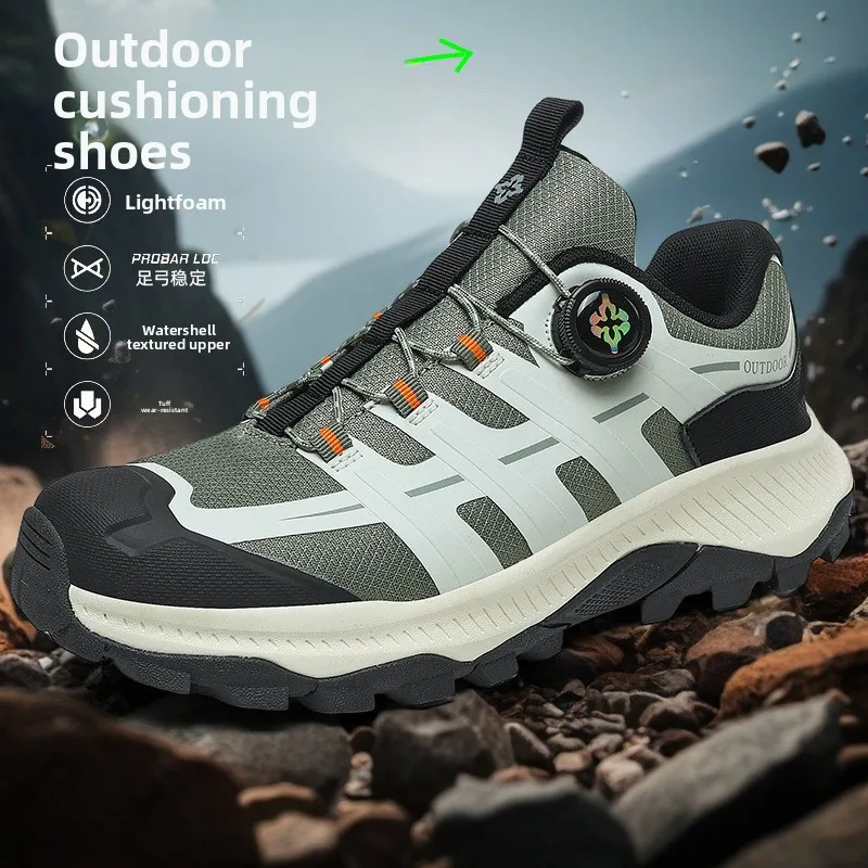 

Men's and Women's Hiking Shoes, Waterproof, Anti Slip, Breathable, Lightweight Sports Shoes, Camping and Off-road Running Shoes