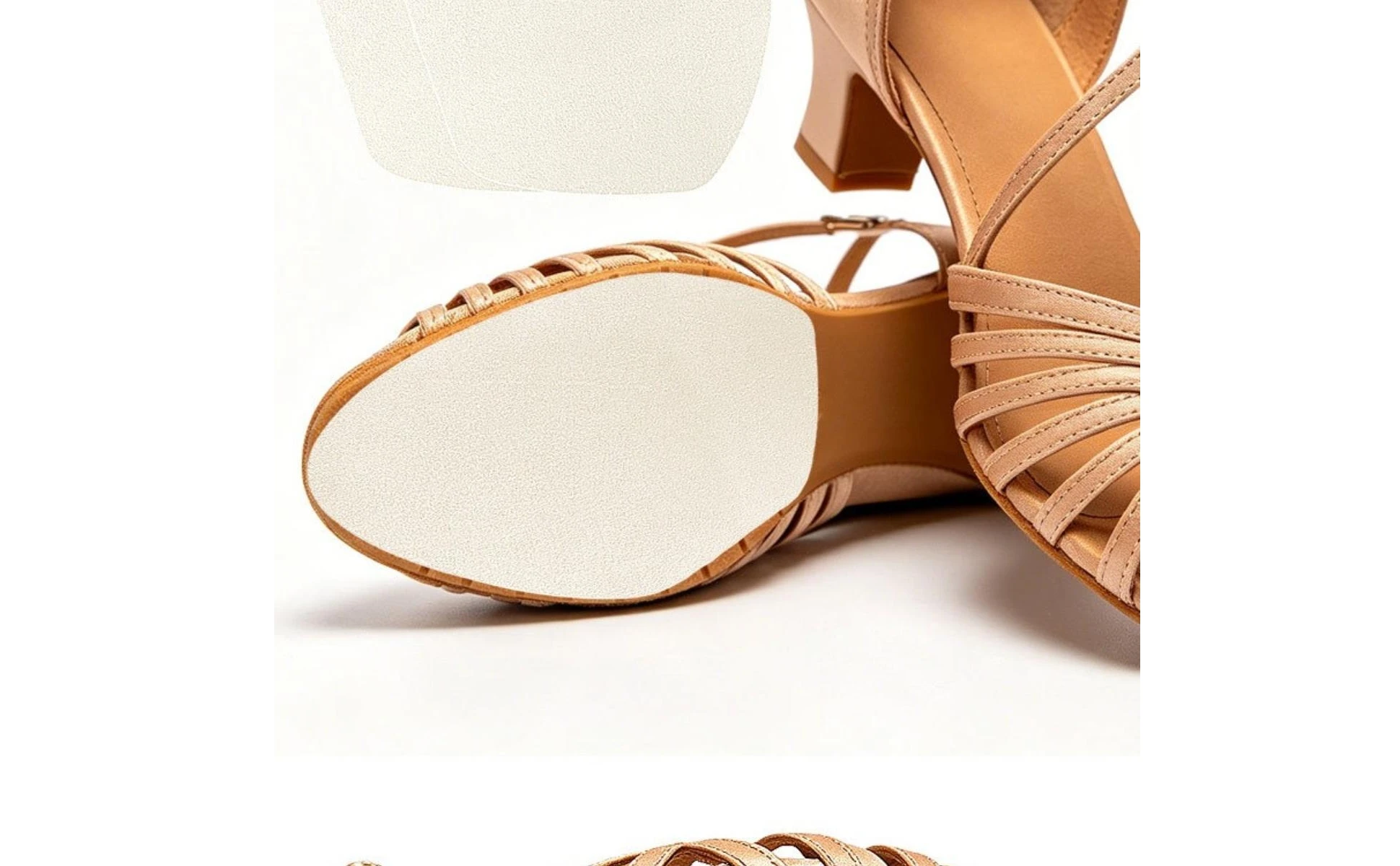 Suede Sole Patches with Self-Adhesive Indoor Dance Shoe Sole Patches Material Low-Lying Wooden Floor for Dancers, Rehearsal