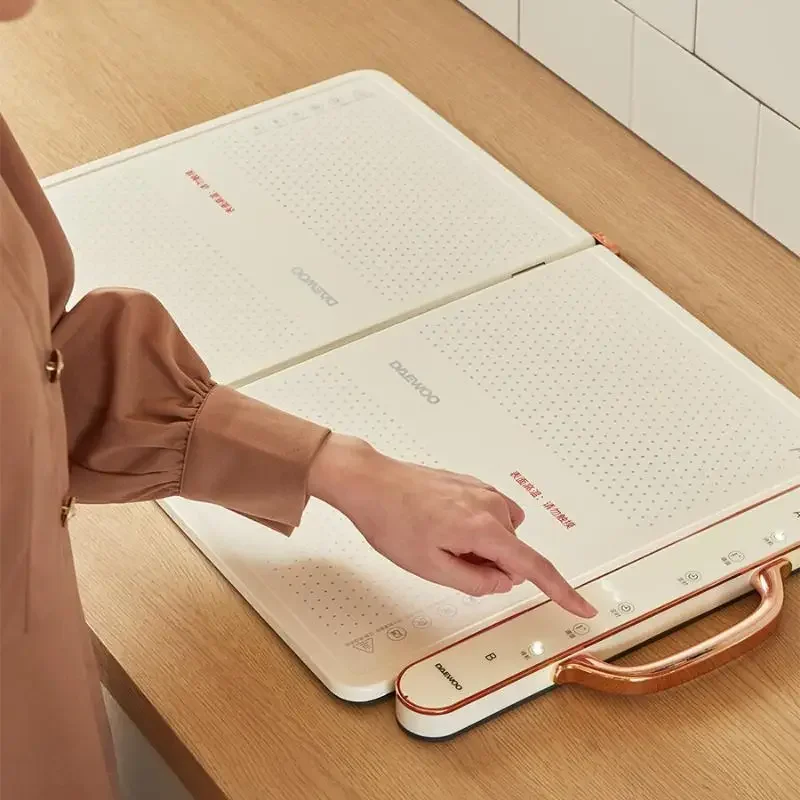 Podgrzewacz do potraw elektryczny DAEWOO 695x420x26mm 360W 220V składany talerz do podgrzewania żywności wielofunkcyjny podgrzewacz mata na stół żywności