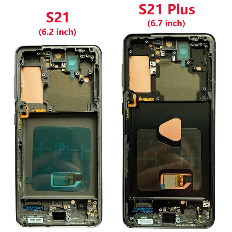 SUPER AMOLED For Samsung S21 Lcd G991 G990F With Frame Display Touch Screen Digitizer For Samsung s21 Plus LCD G996 G9960 G996F