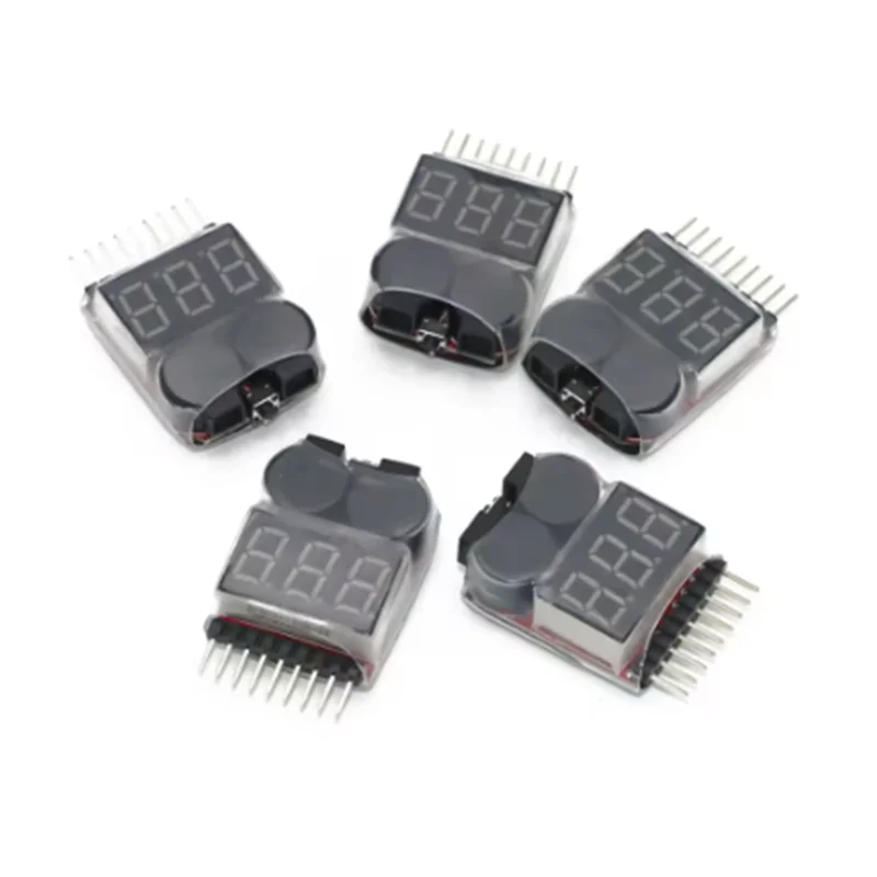 1/5 шт. 1-8S Lipo/Li-ion/Fe RC вертолет самолет лодка и т. д. напряжение батареи 2 в 1 тестер низковольтный зуммер сигнализация