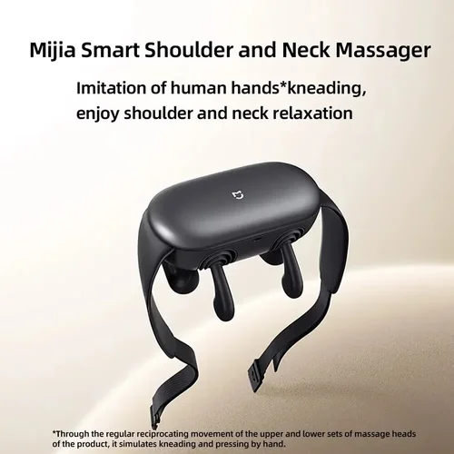 Imagen 2 del producto Nuevo Xiaomi Mijia-masajeador inteligente de hombros y cuello, compresa de calor cálida nivel SPA, masajeador de hombros y cuello para aplicación Mi Home