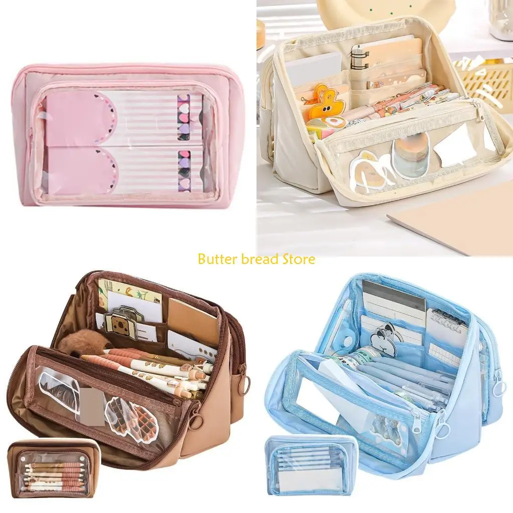 w89c-multi-layered-pencil-case-big-capacity-pencil-pouches-detachable-pen-bag-travel-pencil-organizers-bag-for-office-school