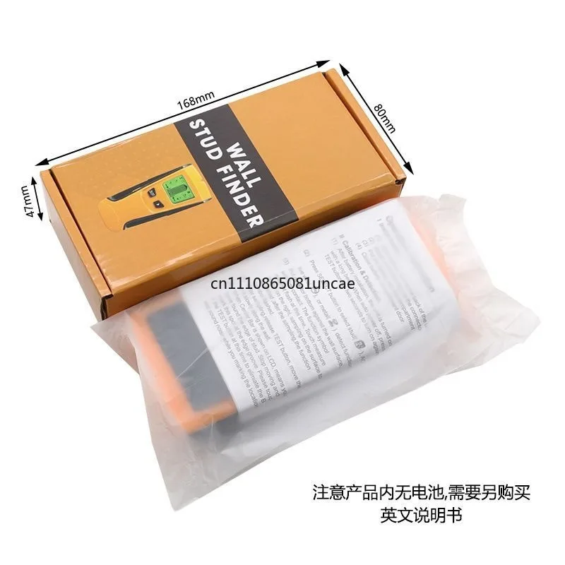 Multi-function Wall Stud Finder Detector Metal Rebar Wood AC Live Wire Cable Construction Measuring Tester