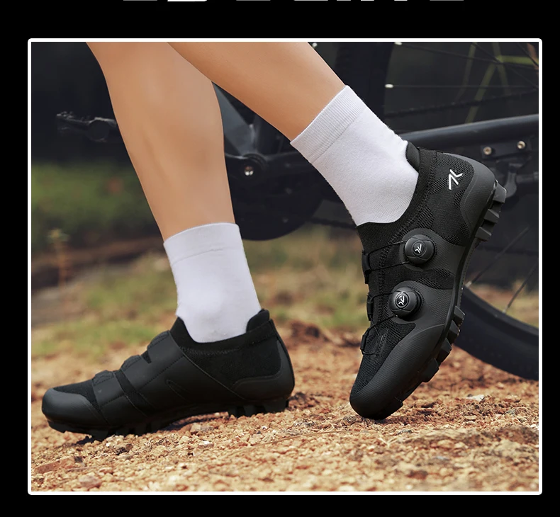 Männer Mtb Radfahren Schuhe Neue Frauen Rosa Self-Locking Stollen Geschwindigkeit Straße Fahrrad Schuhe Flache Trail Racing SPD Mountainbike turnschuhe – Detail 9
