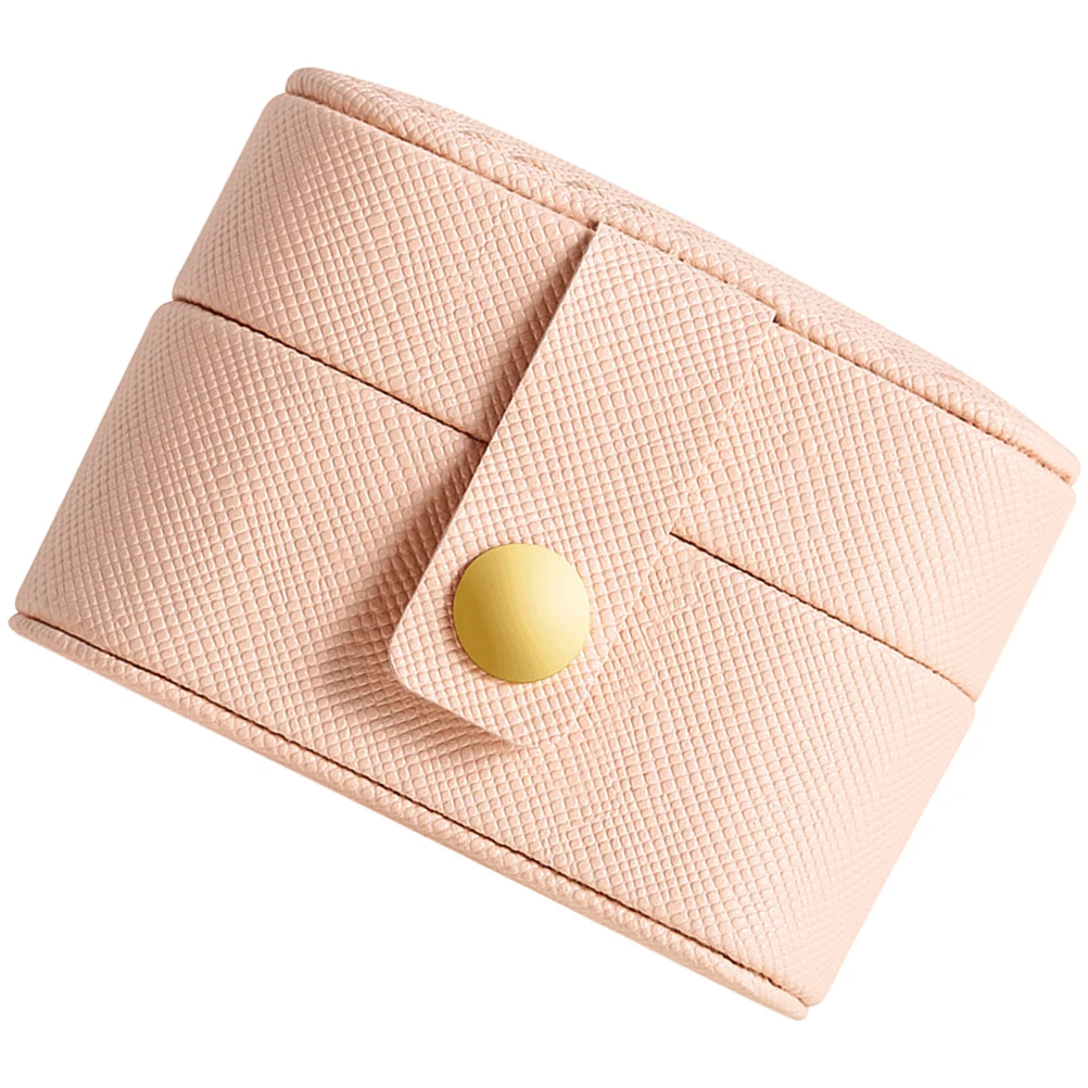 

Elegant Ring Box Jewelry Case Fresh Color Multipurpose Portable Small Organizer Desktop Storage Travel Women Gift