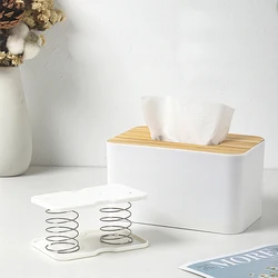 Creative Spring Holder Tissue Box Automatic Lift Spring Loaded Tissue Box Tissue Spring Bracket Car Tissue Box Spring Holder