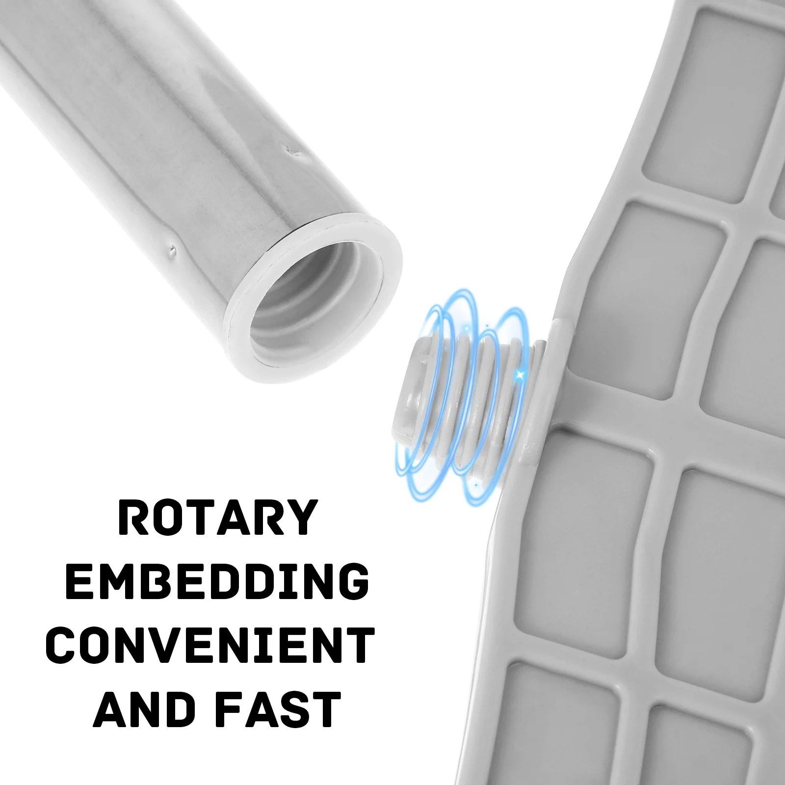 2Pcs High Placards Parade Signboard Rod Welcome Sign Stick Stainless Steel Signboard Display Hand Rod