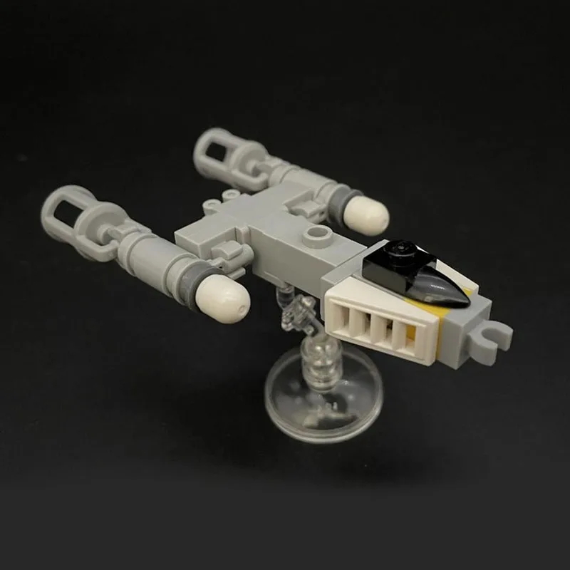 36 PCS Star Scuffle Y- wing MOC Customize Modular Building Block Kids Brick Creative Design Simple Model DIY Toy Birthday Gift