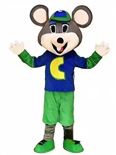 Nuevo Chuck de espuma para adultos E. Disfraz de muñeca mascota de fiesta de ratón queso anuncio fiesta de Navidad espectáculo vestido de lujo disfraz de mascota de Halloween Prop