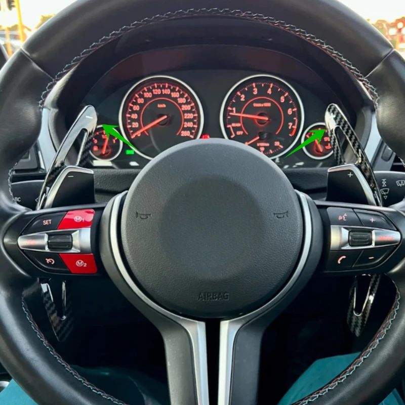 

2pcs/lot ABS Car Steering Wheel Paddle Shifter Extension For BMW F30 F31 F32 F10 F20 F22 F15 F16 X1 X3 X4 X5 X6 Shift Paddle