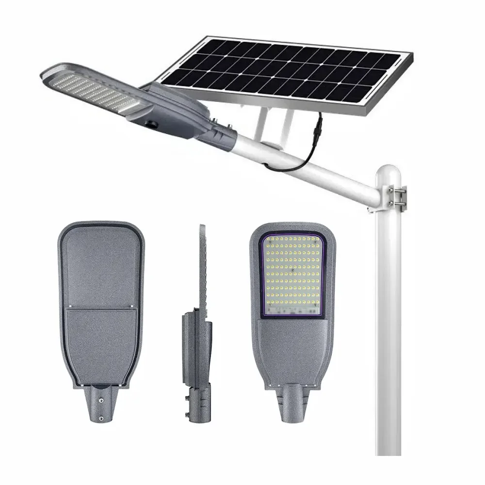 Outdoor Project Solar LED Street Light 7m 8m 9m 10m 50w 60w 70w 80w 100w 100 watt solar street led light