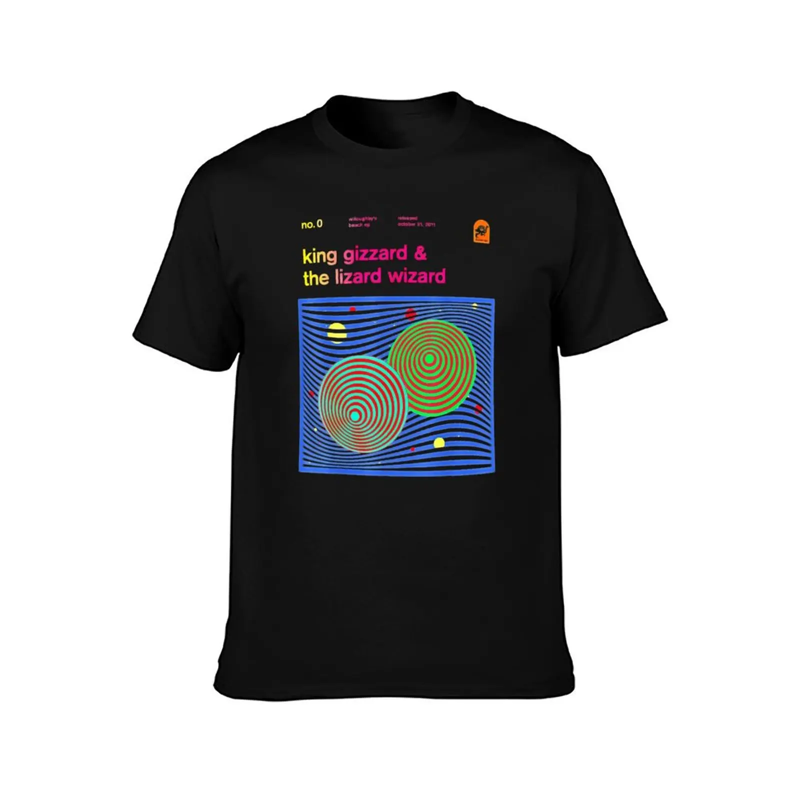 King Funny Gizzard The Lizard Gift Wizard T-Shirt Summer Casual Cotton Tee Oversized Streetwear Tops Vintage Graphic Print