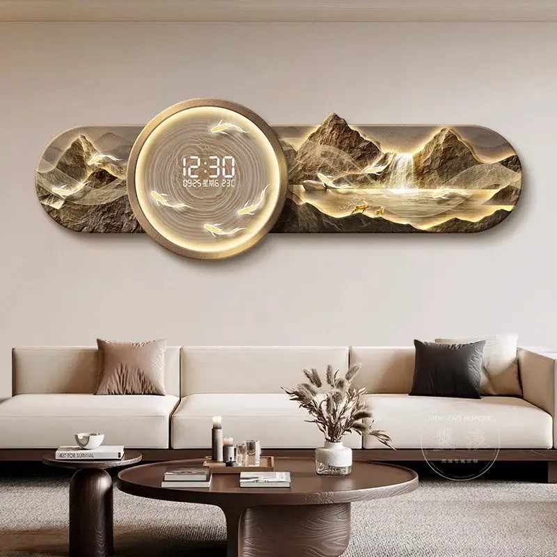 

Elegant Quiet Unique Wall Clock Fashion Gold Living Room Decor Wall Clock Digital Aesthetic Modern Reloj De Pared Decorations