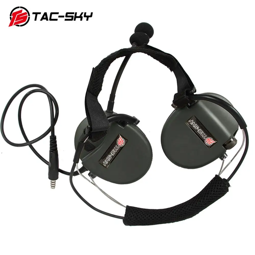 TAC-SKY-auriculares TCI LIBERATOR II Softair, orejeras de silicona SORDIN, reducción de ruido, captación táctica militar, FG