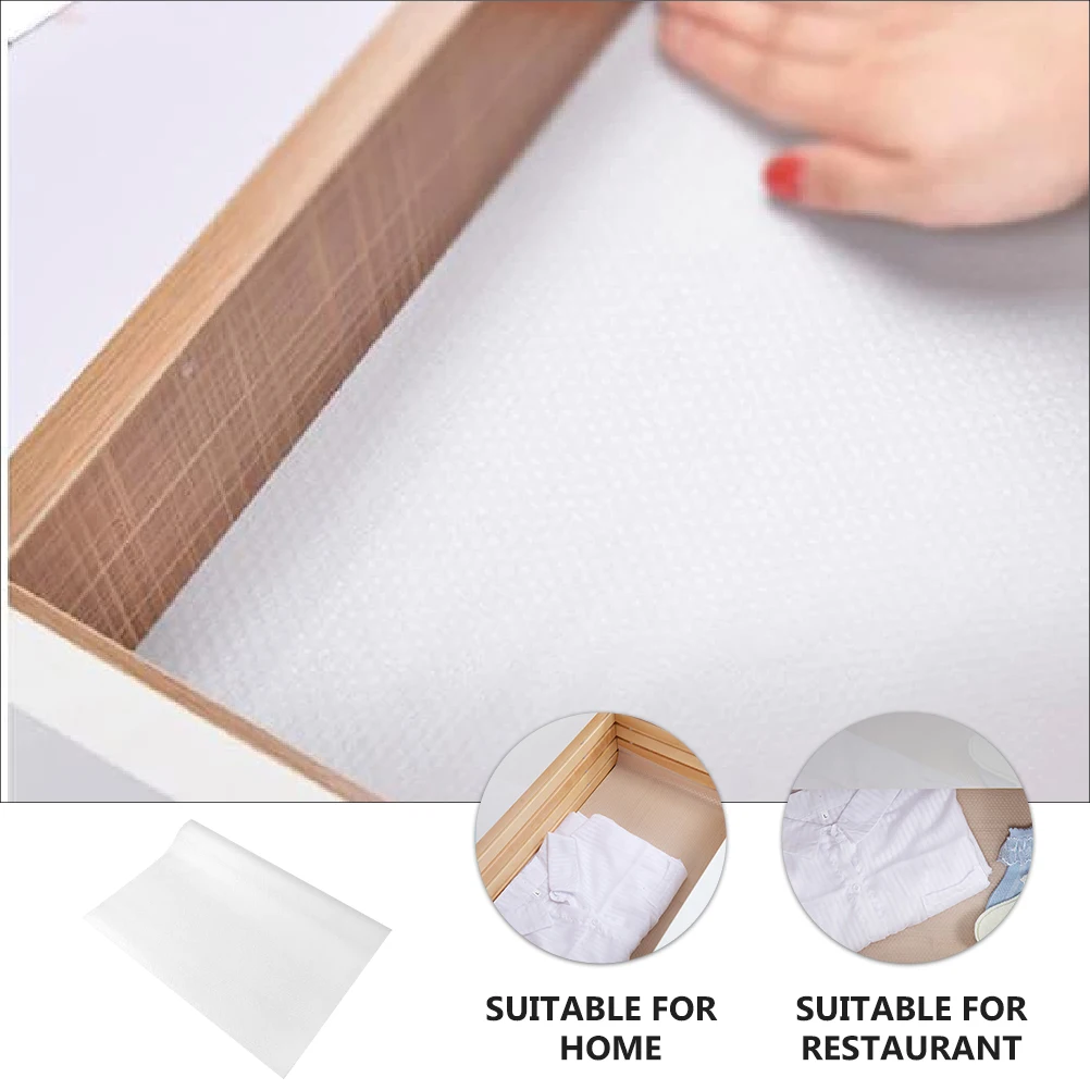 

2pcs 2 Rolls Oil-Proof Mat EVA Translucent Waterproof Kitchen Fridge Cabinet Drawer Liner Cuttable Household