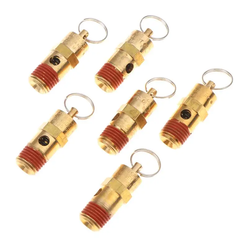 

1/4 Inch NPT Male Thread Air Compressor Safety Relief Valve 125-270PSI Threaded Pressure Release Valve for Air Pump