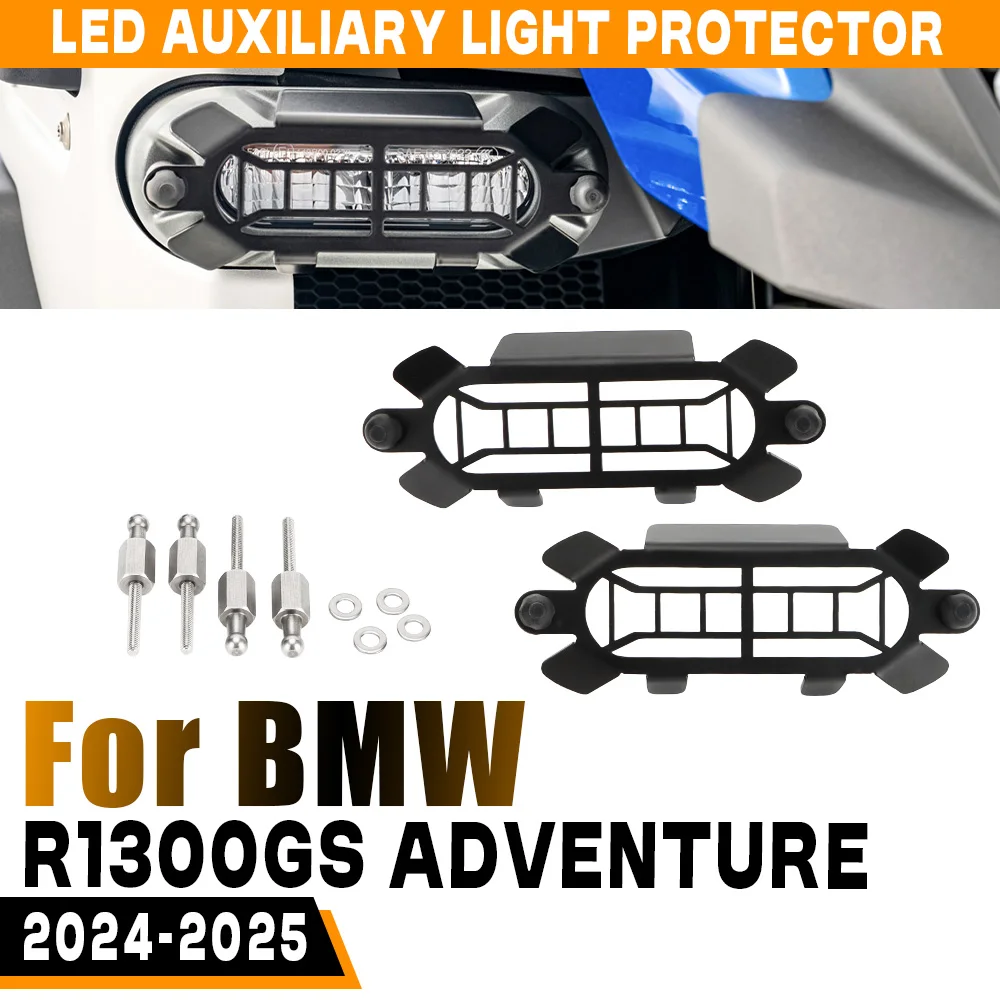 

R1300GS ADV Lamp Guards Grille For BMW R 1300GSA r1300 gs adv 2025 LED Auxiliary Protection Light Cover Motorcycle Accessories