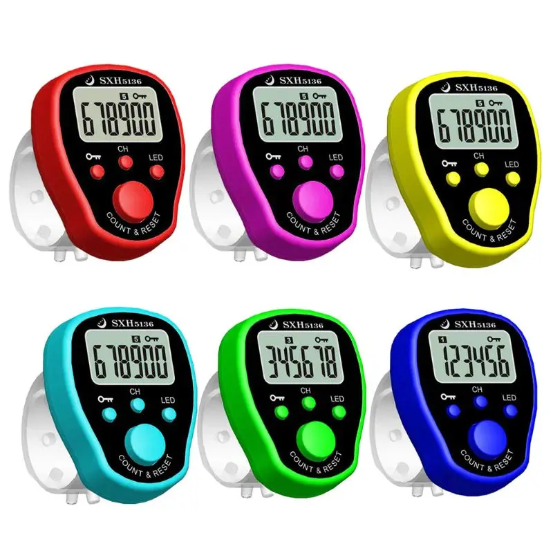 5 Channel Hand Tally Counter for Lab Sport Event Golf Bar Concert for Coach Drop ship