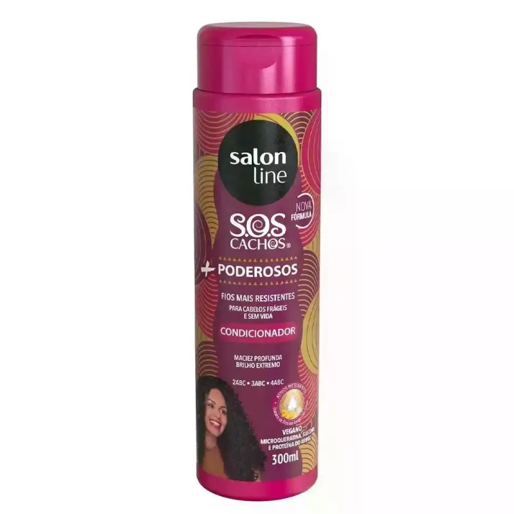 Sos Cacos Conditioner + Powerful Hair Salon Line 300Ml