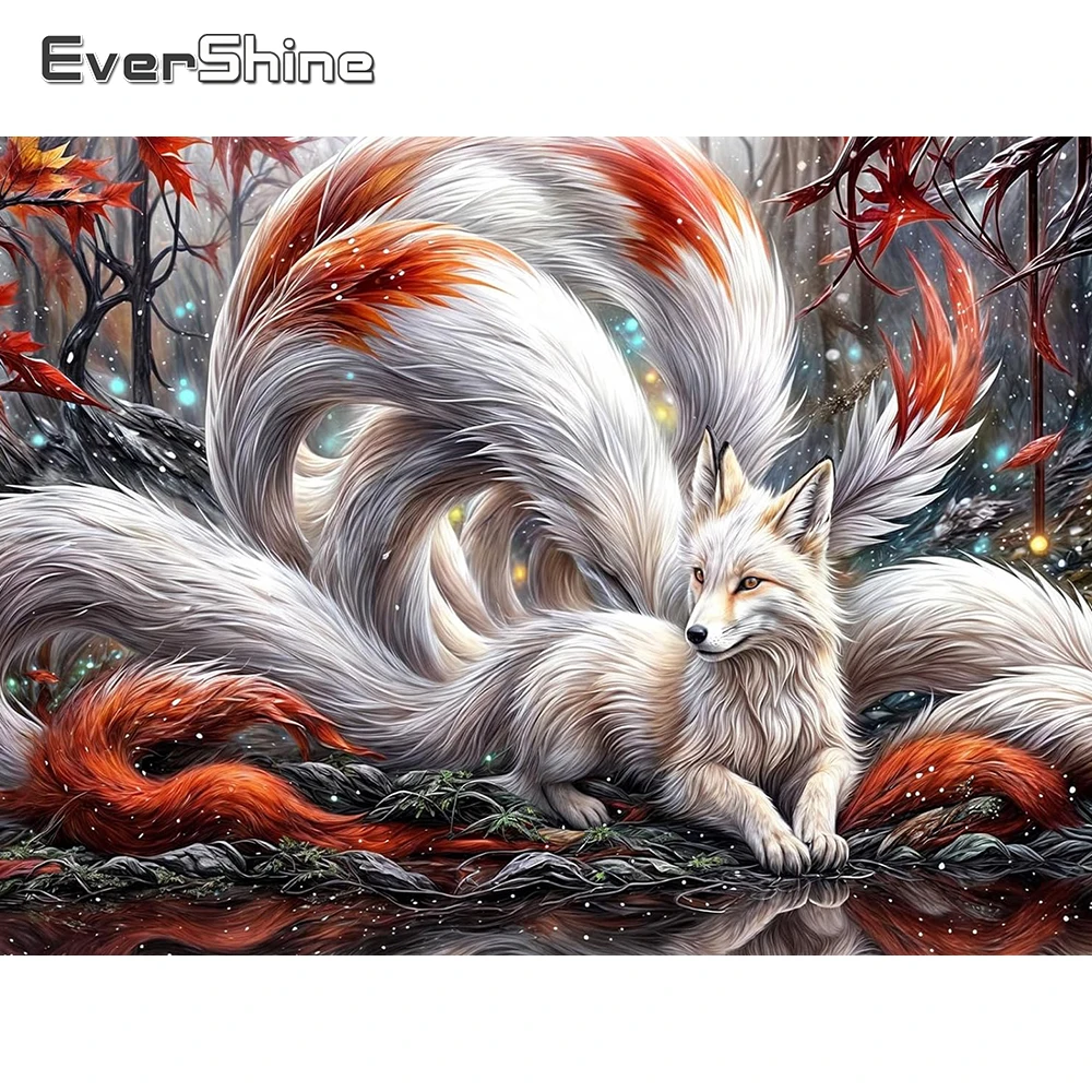 Evershine Diamant Malerei Fuchs Tier Neue Ankunft Mosaik DIY Acryl Handwerk Liefert Stickerei Cartoon Handgemachte Hobby