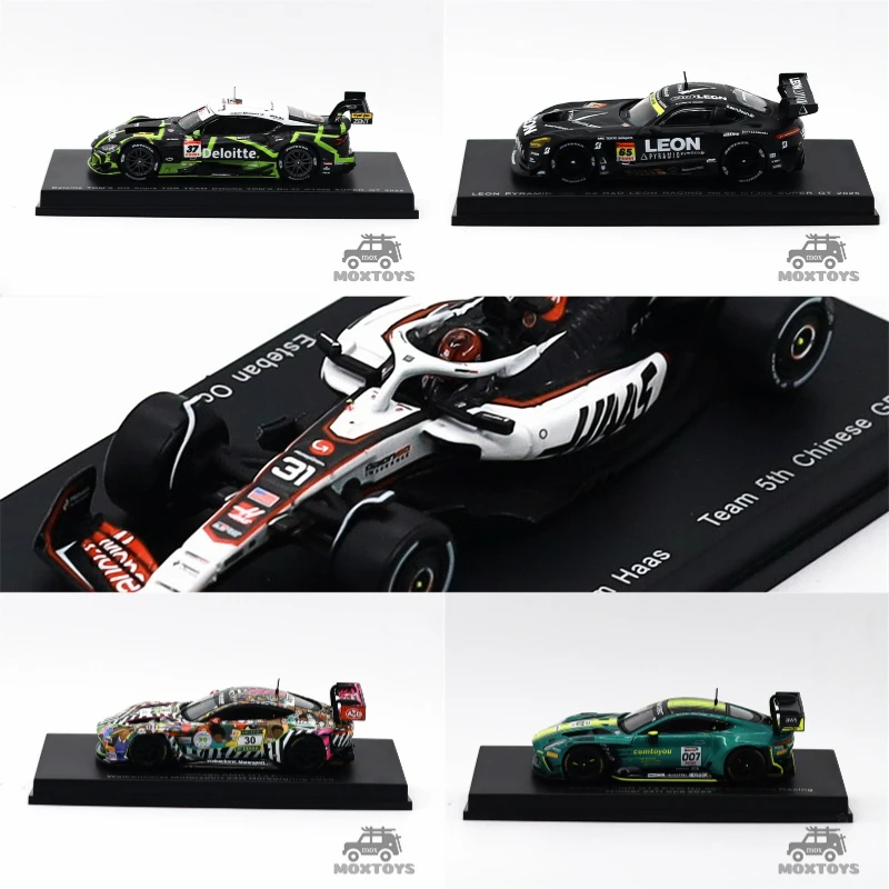 Spark 1:64 HAAS VF-25 Deloitte TOM'S LEON PYRAMID VANTAGE AMR Литая модель автомобиля
