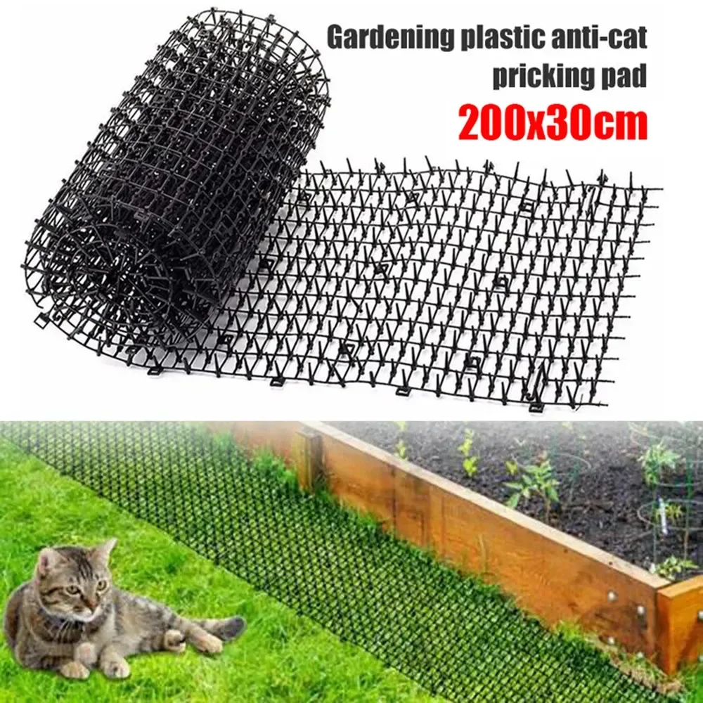 

Dog Supply Cat Mats Prickle Net Mat Away Spike Fence Climbing Anti Garden Scat Strips Dogs Digging Keep Repellent Pets