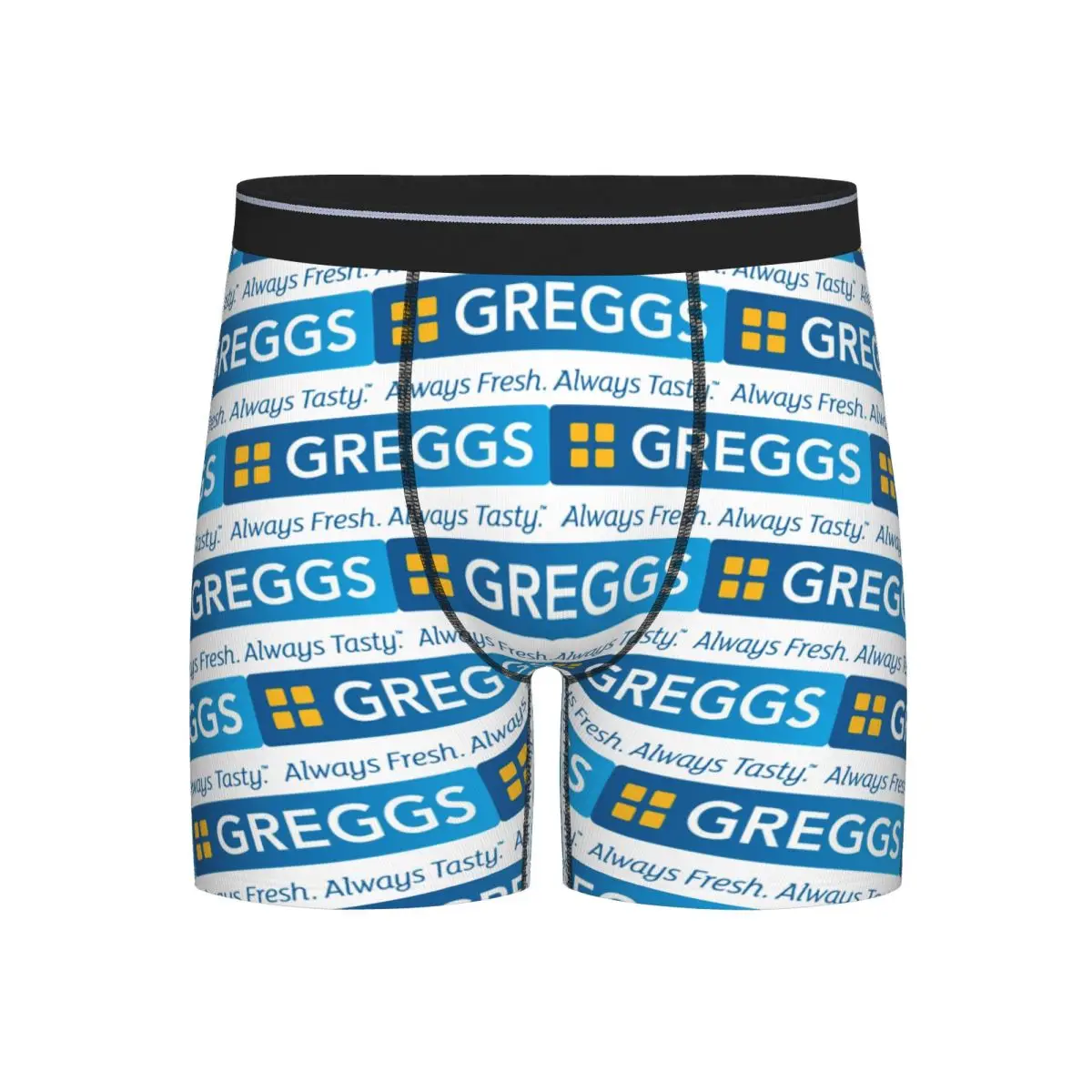 

Long Boxer Underpants Shorts Trending Greggs Logo Panties Male Ventilate Underwear for Homme Man Boyfriend Gifts