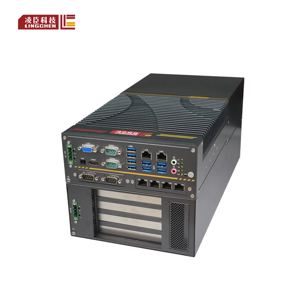 High Performance VMC-1200QL2K Windows 10/ Linux Embedded Fanless Edge Computer Factory Industrial Mini Pc