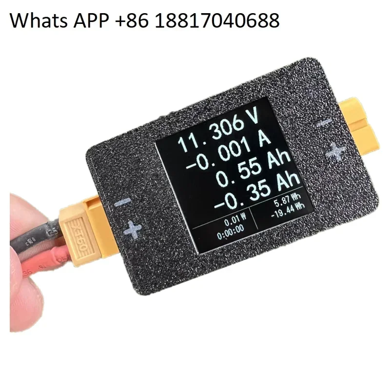 

Bidirectional high-precision power meter 8-150V 25A galvanometer DC Coulometer model aircraft voltage capacity tester